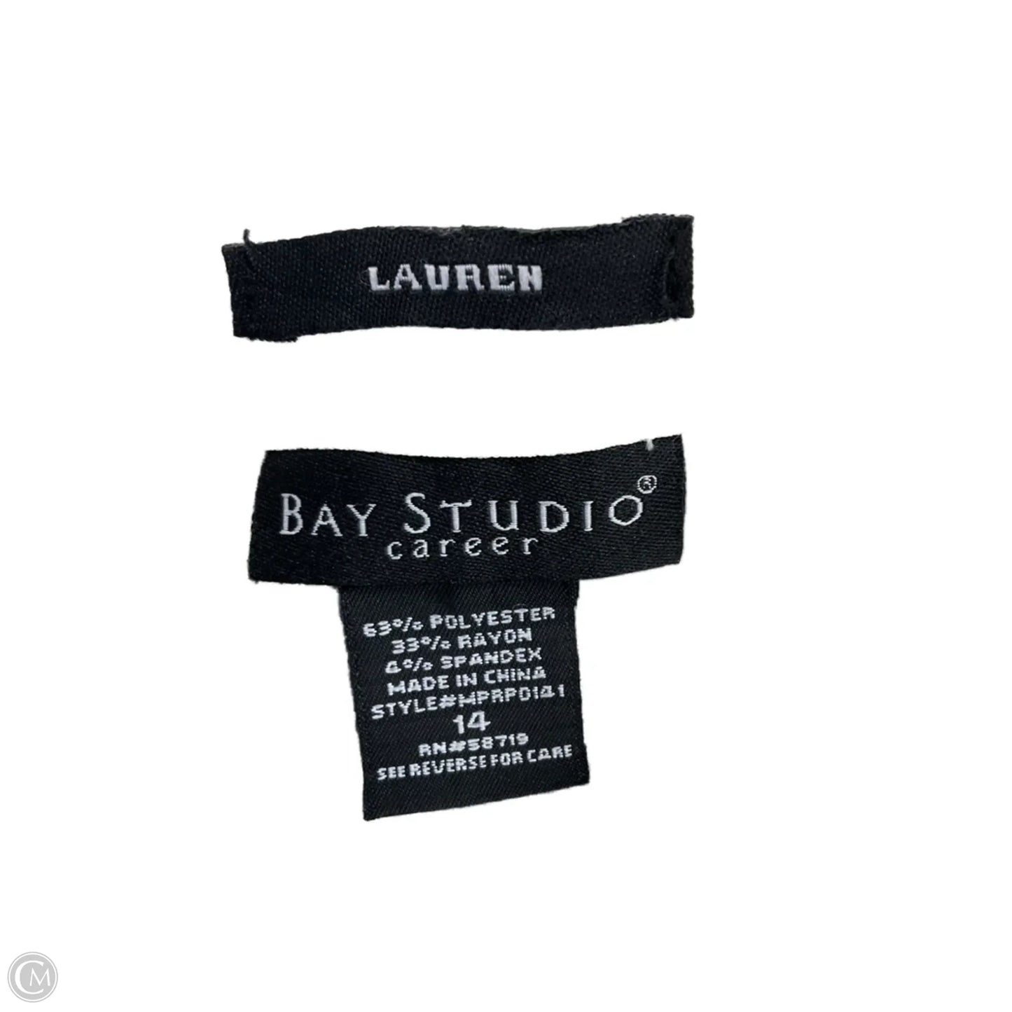 Capris By Bay Studio In Striped Pattern, Size: 14