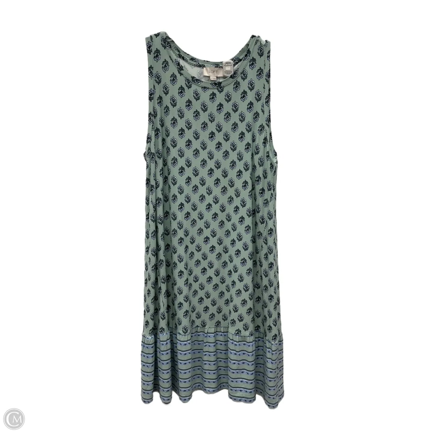Dress Casual Midi By Loft In Green, Size: M
