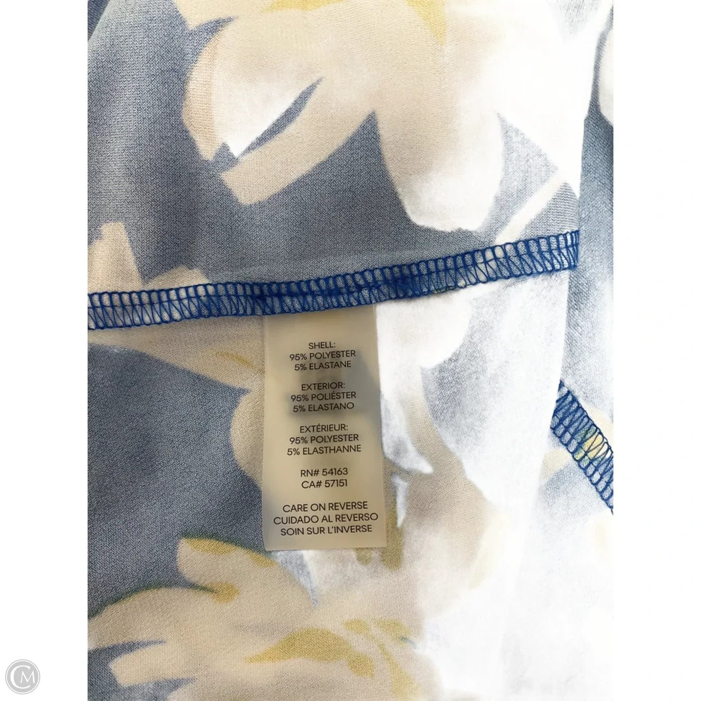 Dress Casual Midi By Tommy Hilfiger In Blue, Size: 8