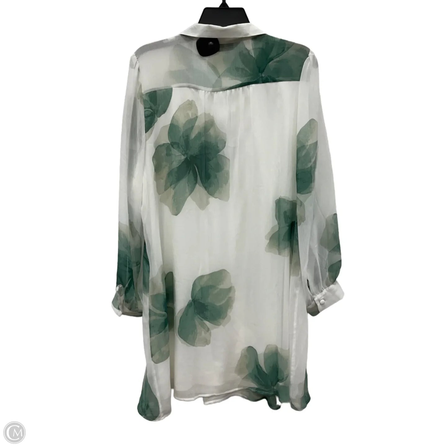 Dress Work By Nine West In Green & White, Size: Xxl