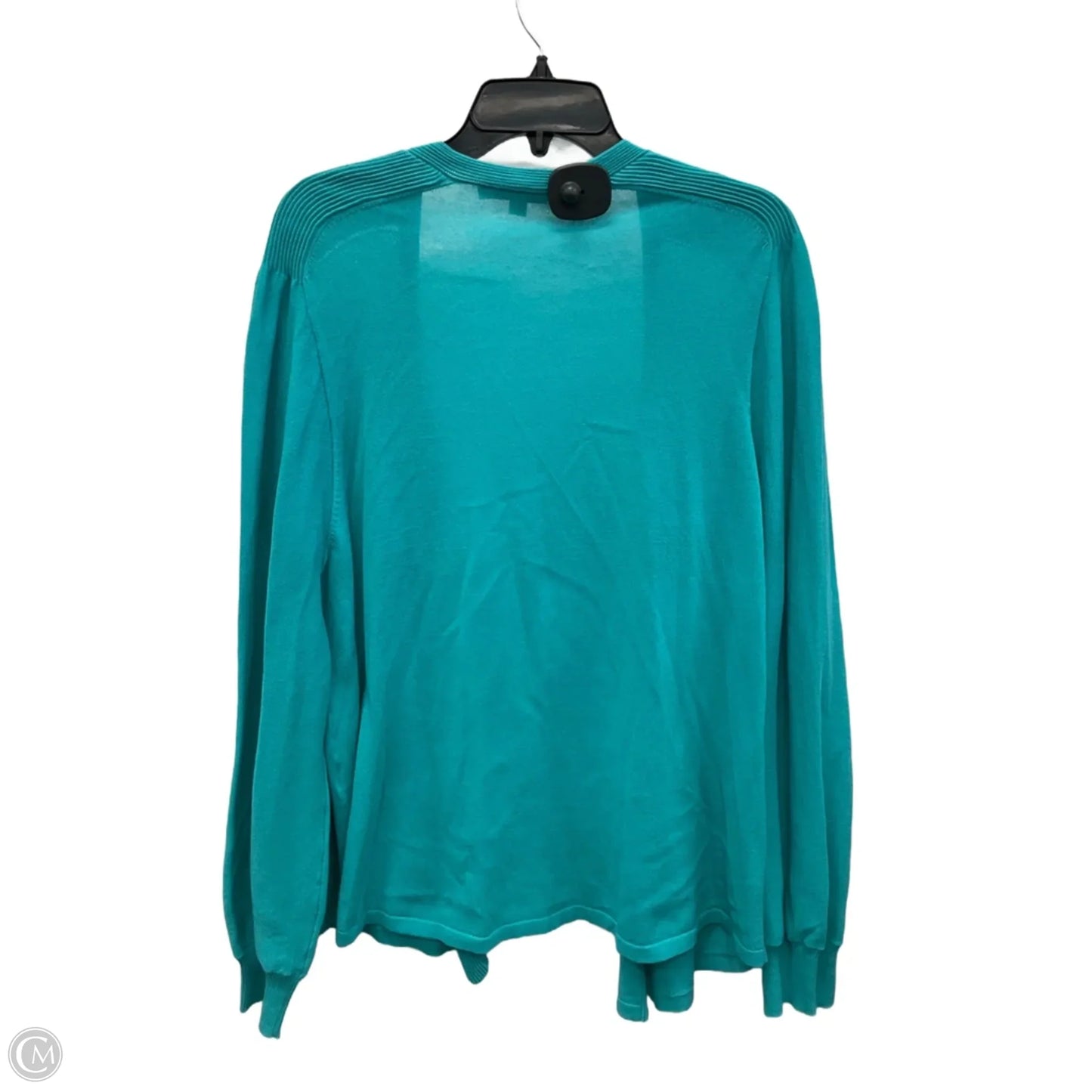 Cardigan By Chicos In Teal, Size: Xl