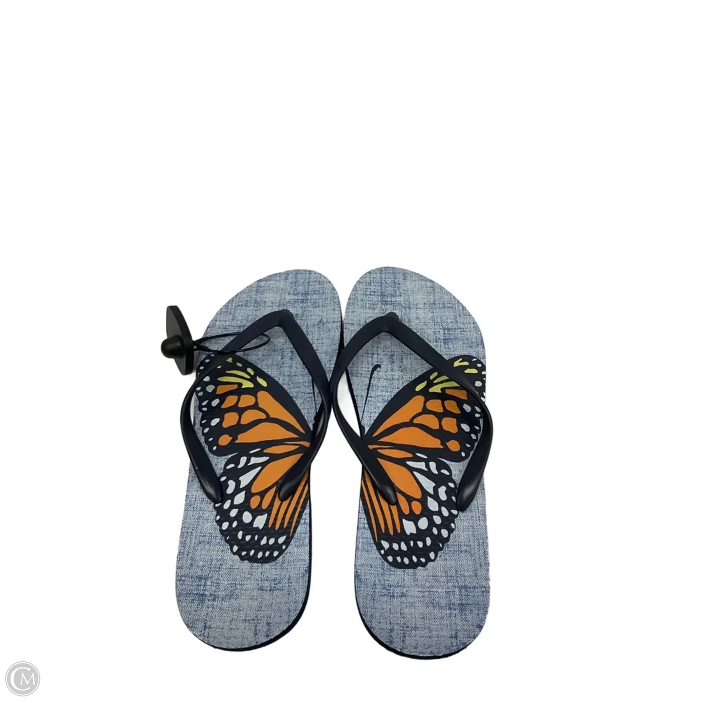 Sandals Flip Flops By Cme In Blue, Size: 8.5