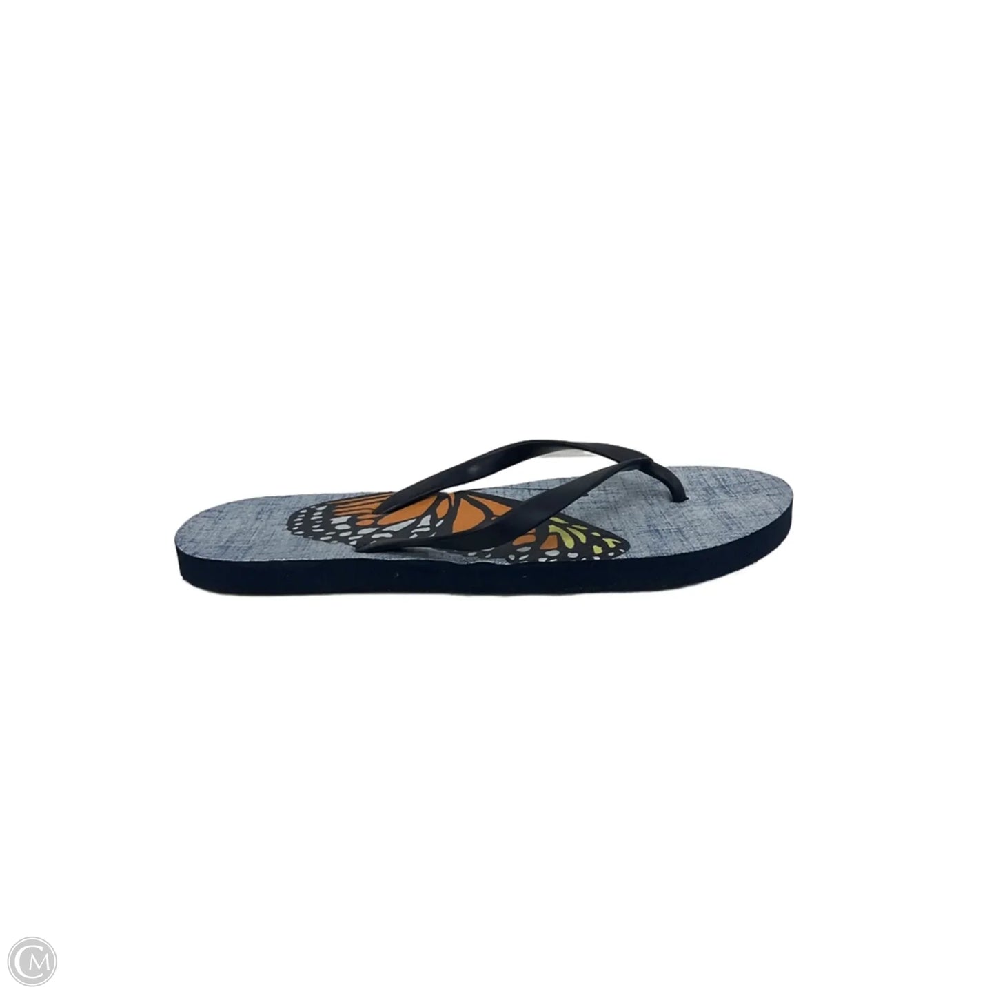 Sandals Flip Flops By Cme In Blue, Size: 8.5