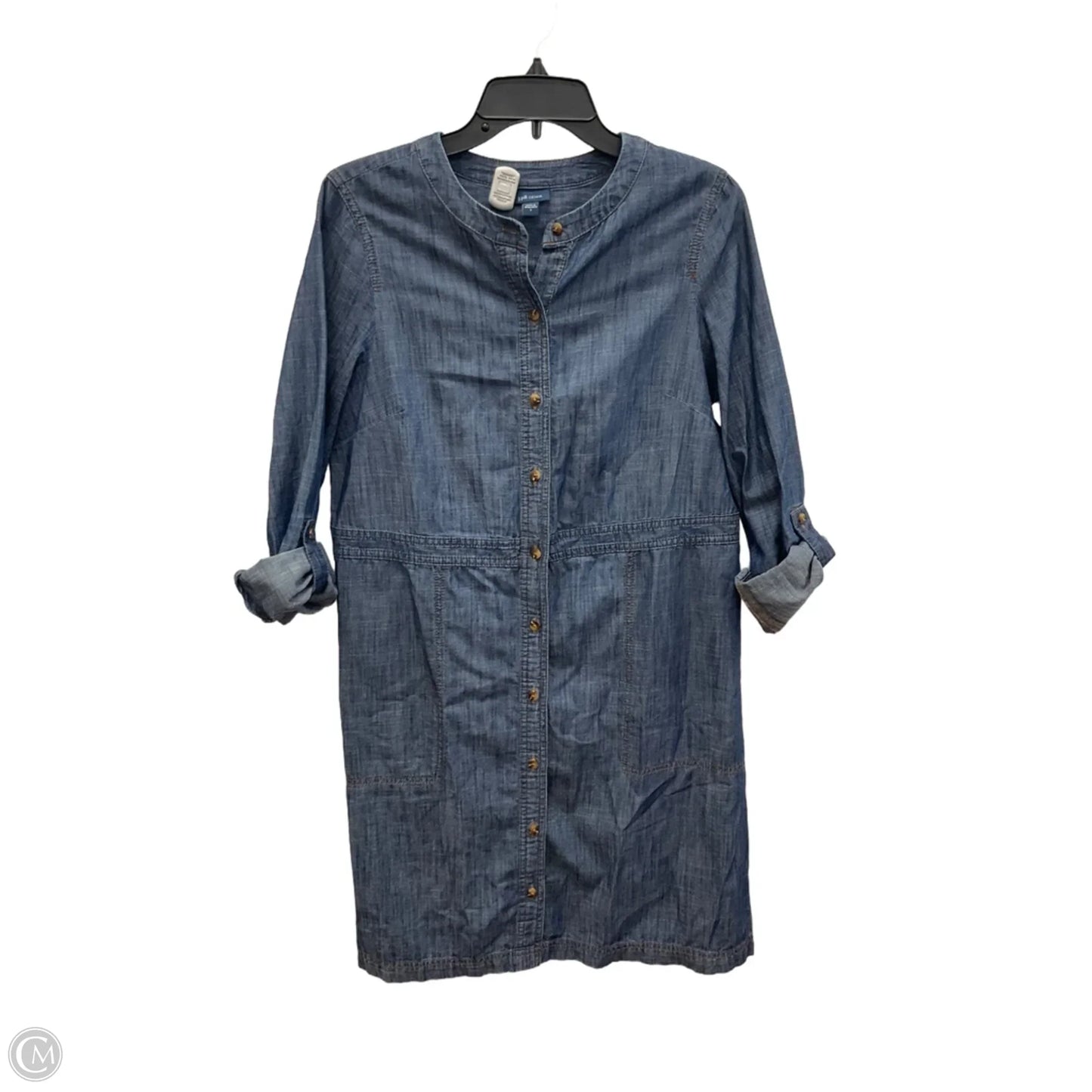 Dress Casual Maxi By J. Jill In Blue Denim, Size: S
