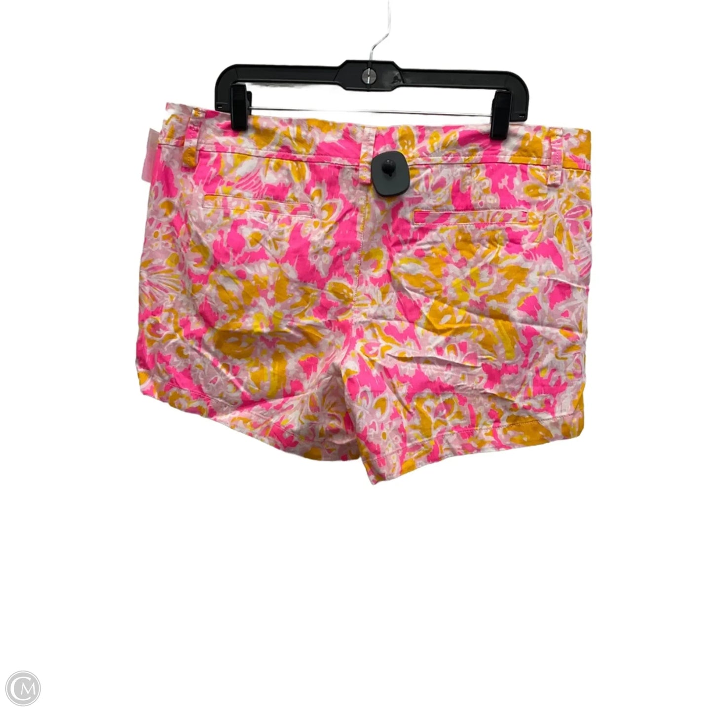 Shorts Designer By Lilly Pulitzer In Pink & Yellow, Size: 16