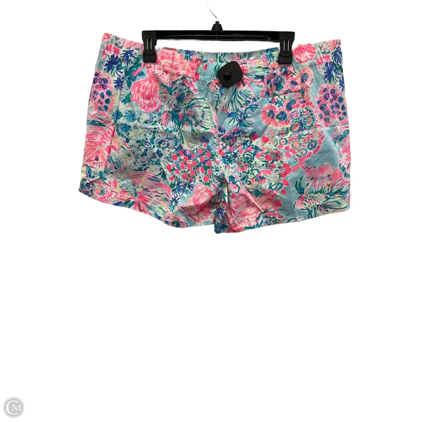 Shorts Designer By Lilly Pulitzer In Blue & Pink, Size: Xl