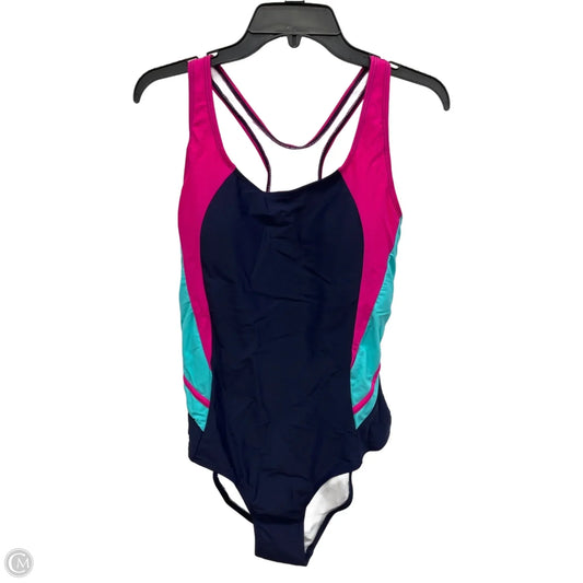 Swimsuit By Clothes Mentor In Blue & Pink, Size: 3x