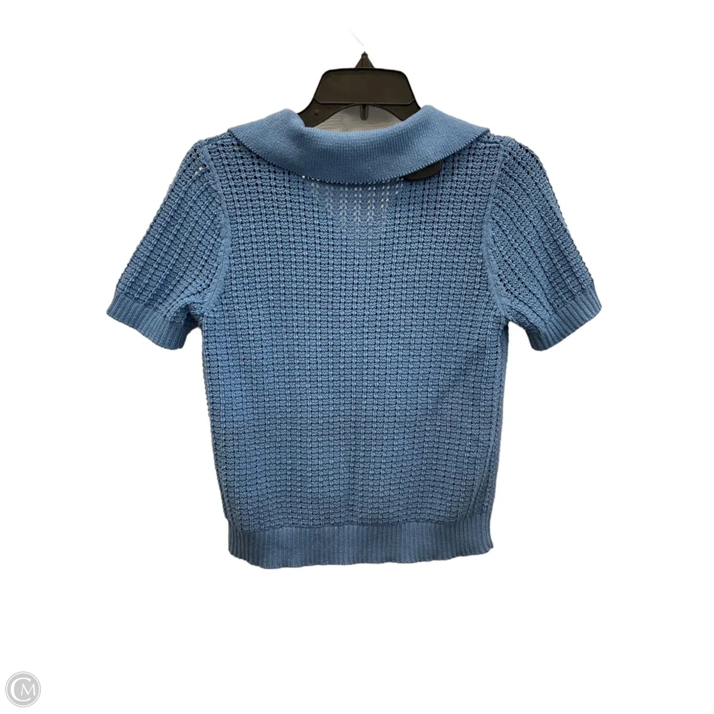 Top Short Sleeve By Talbots In Blue, Size: S