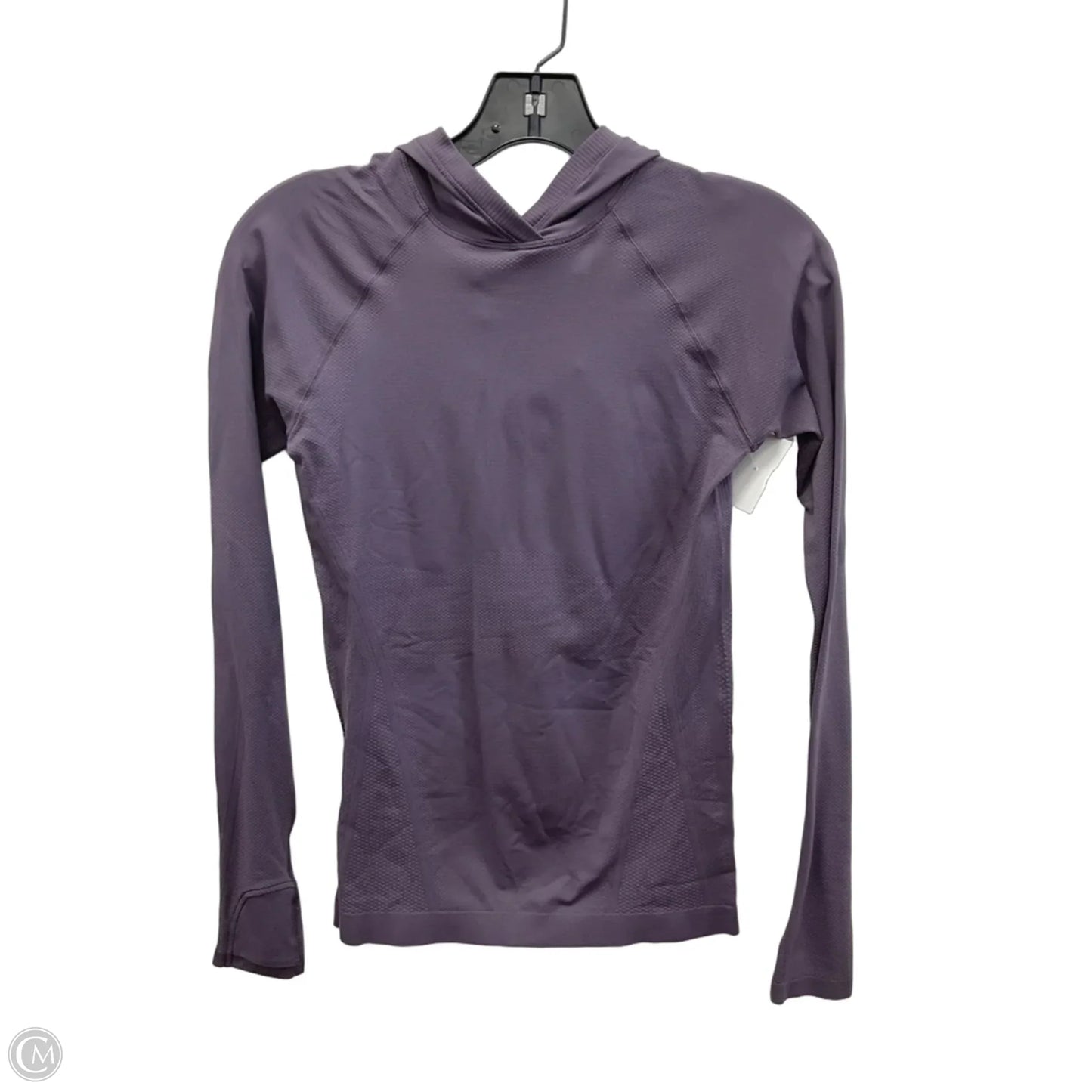 Athletic Top Long Sleeve Collar By Athleta In Purple, Size: Xs