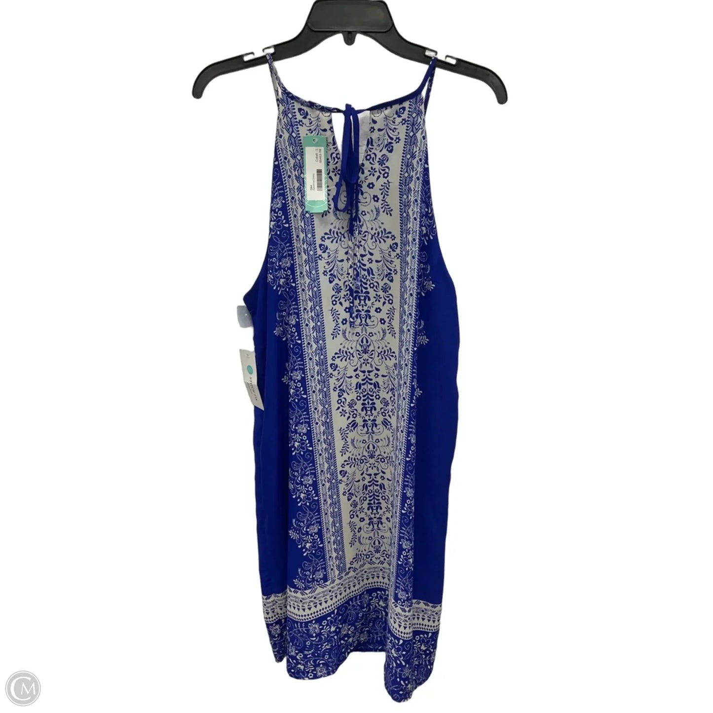 Dress Casual Midi By Clothes Mentor In Blue, Size: L