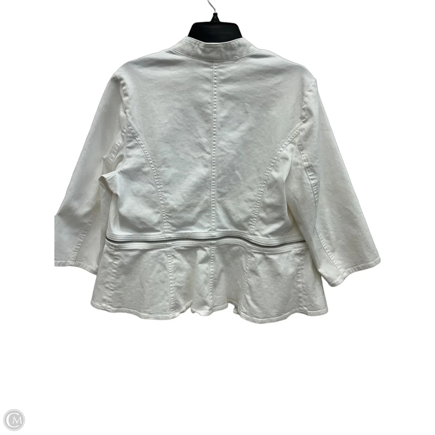 Blazer By Chicos In White, Size: L