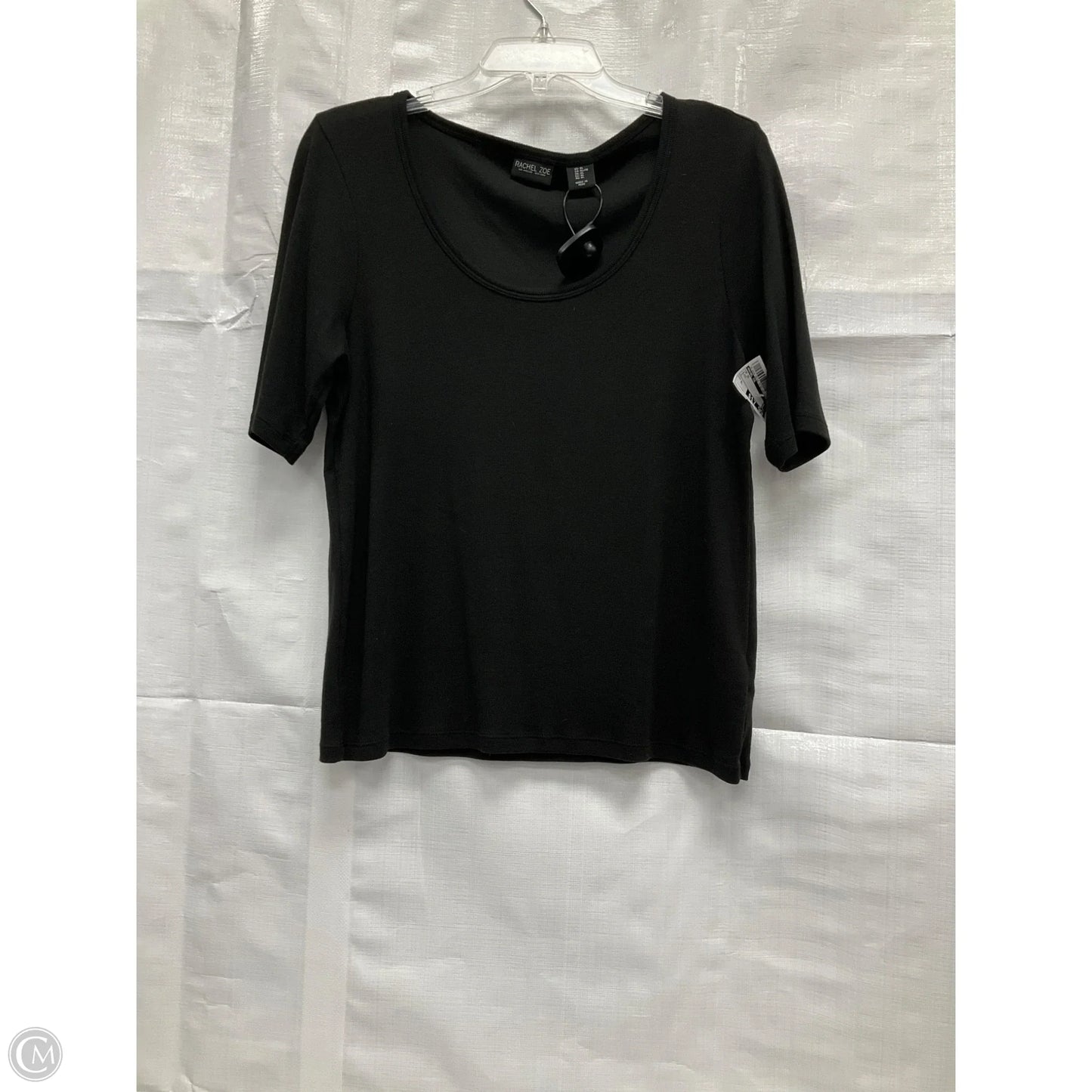 Top Short Sleeve By Rachel Zoe In Black, Size: Xl