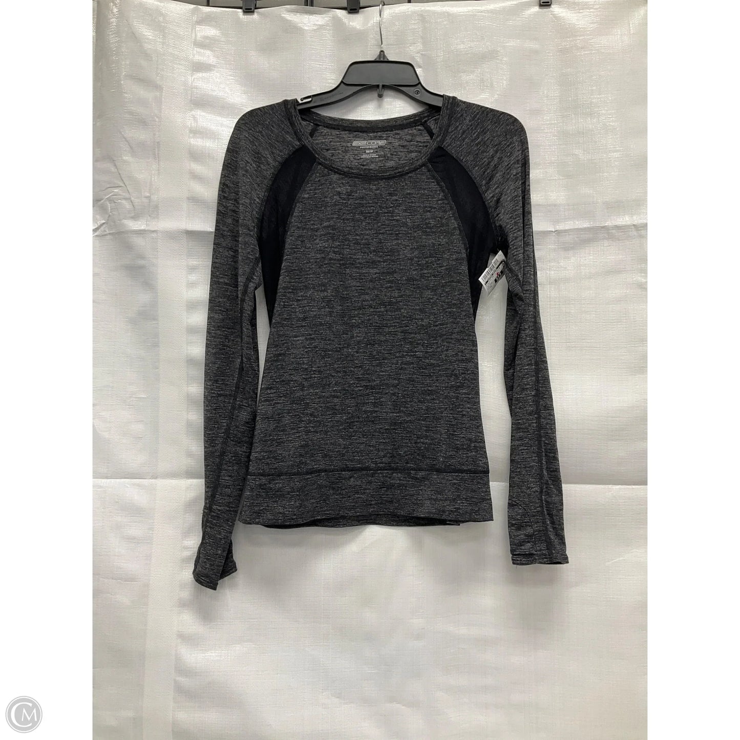 Athletic Top Long Sleeve Collar By Clothes Mentor In Black, Size: Xs