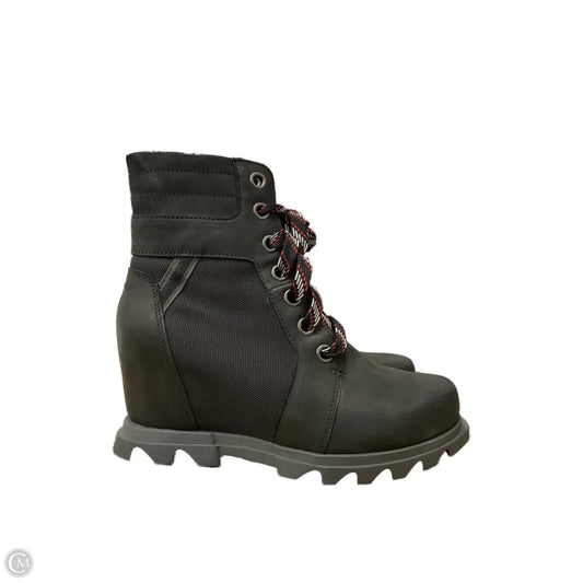 Boots Ankle Heels By Sorel In Black, Size: 8.5