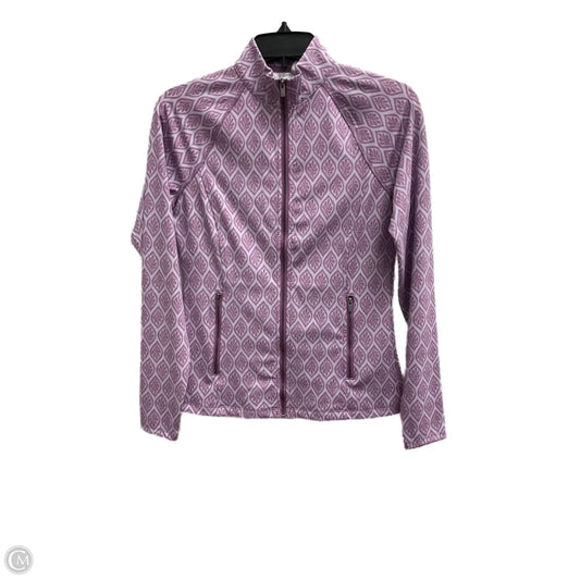 Athletic Top Long Sleeve Collar By Sigrid Olsen In Purple, Size: Xs