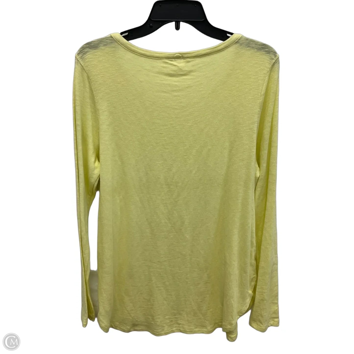 Top Long Sleeve By Soma In Zebra Print, Size: L