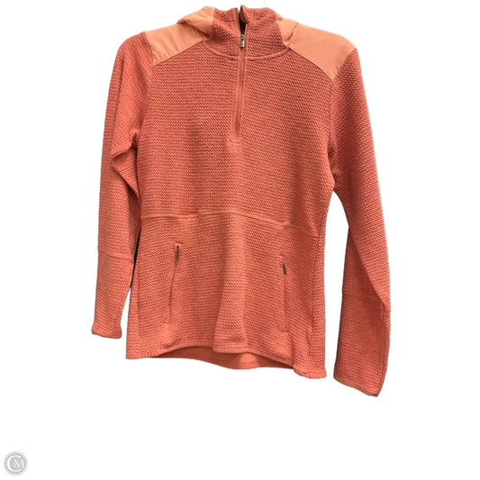 Athletic Top Long Sleeve Collar By Columbia In Orange, Size: Xs