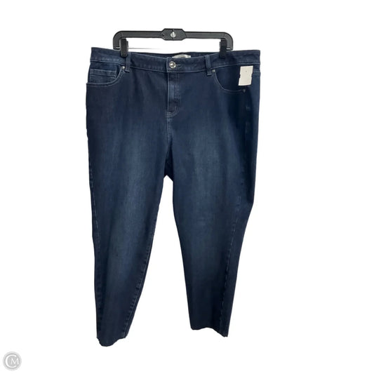 Jeans Skinny By Lane Bryant In Blue Denim, Size: 20