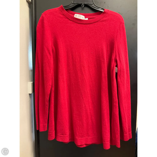 Sweater By J. Jill In Red, Size: M