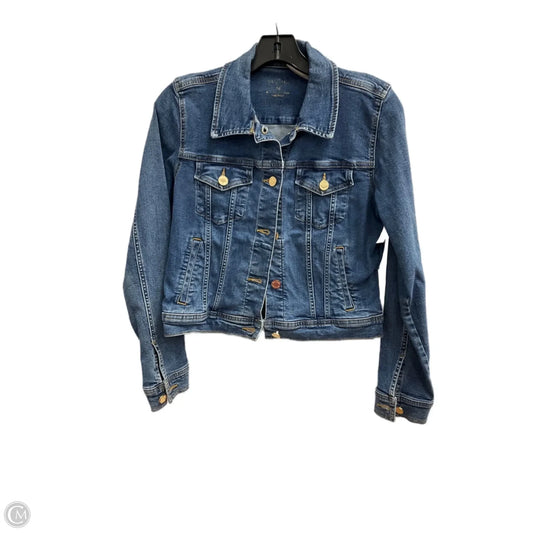 Jacket Designer By Lilly Pulitzer In Blue Denim, Size: M