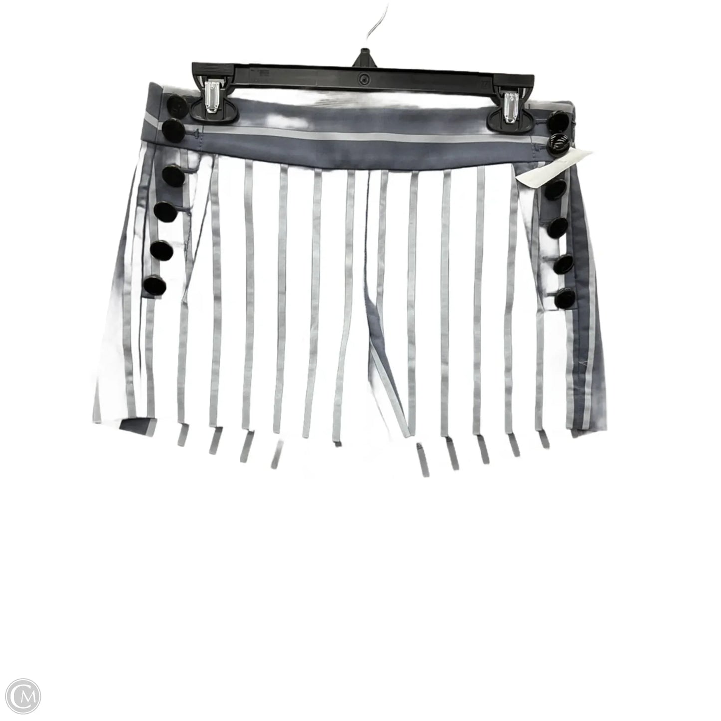 Shorts By Loft In Grey & White, Size: 0