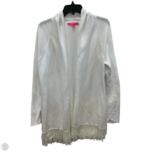 Cardigan Designer By Lilly Pulitzer In White, Size: Xl