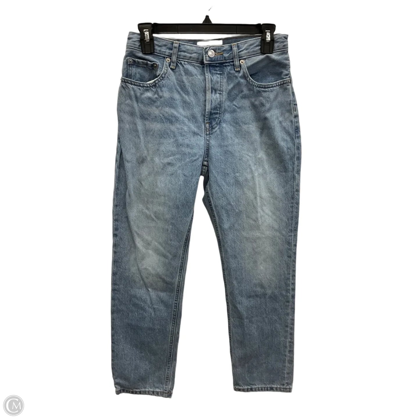 Jeans Straight By Everlane In Blue Denim, Size: 4