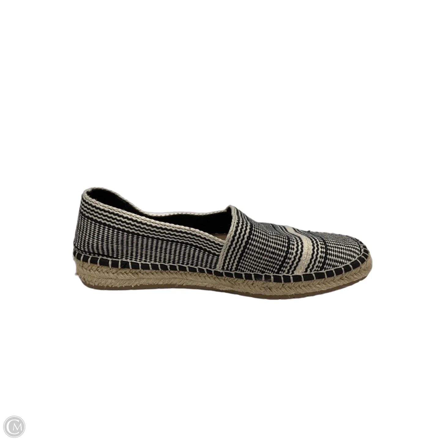 Shoes Flats By Chelsea And Violet In Black & White, Size: 8.5