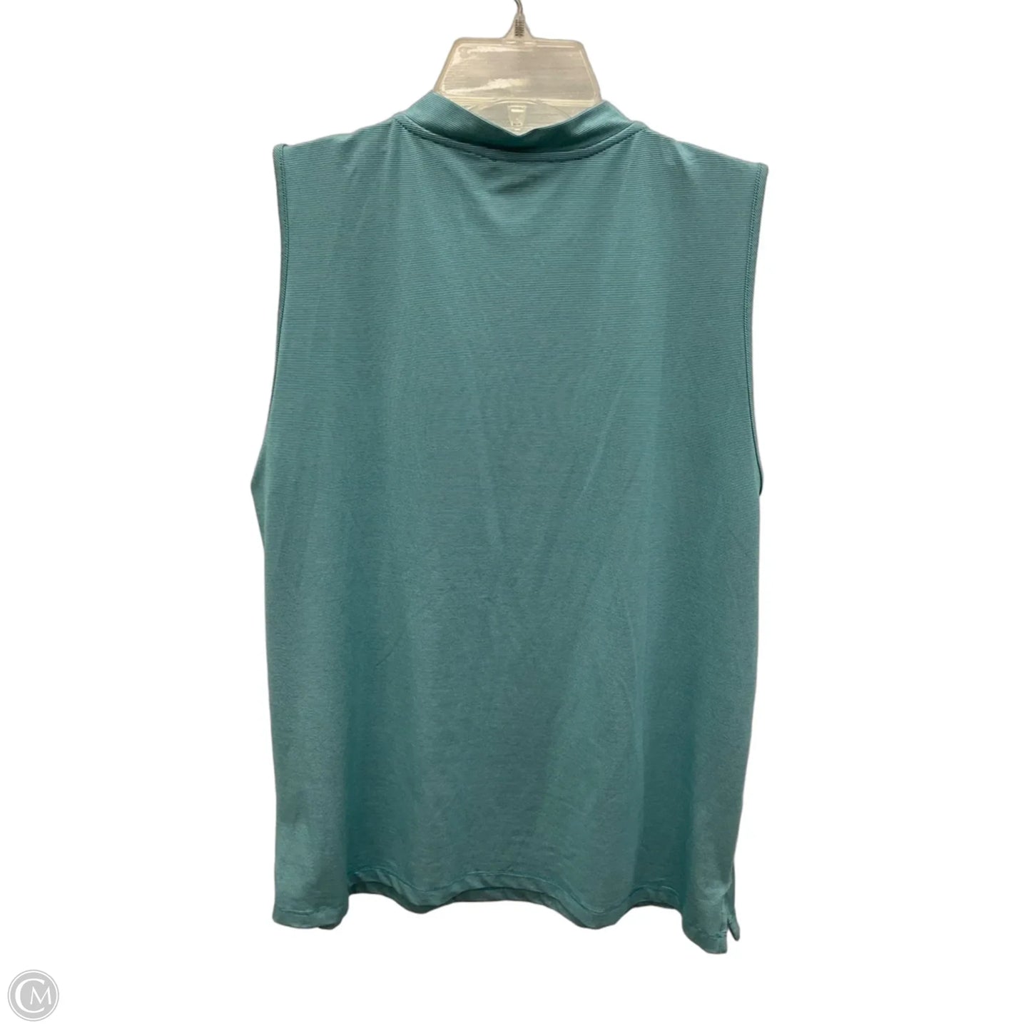 Top Sleeveless By Lands End In Blue, Size: M