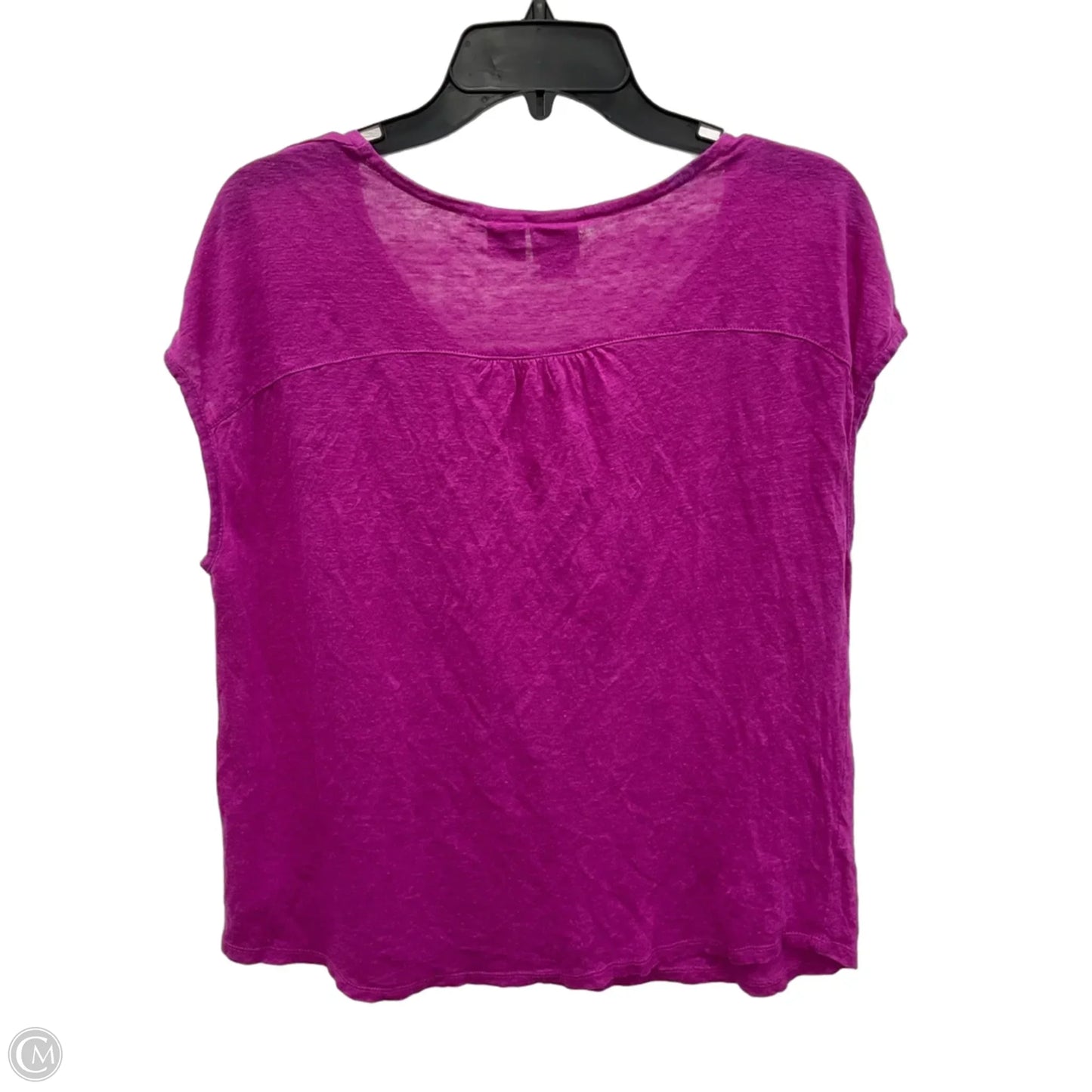 Top Short Sleeve Basic By Joie In Purple, Size: L