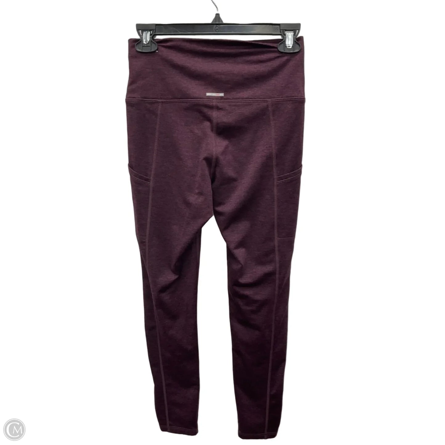 Athletic Leggings By Aerie In Maroon, Size: M