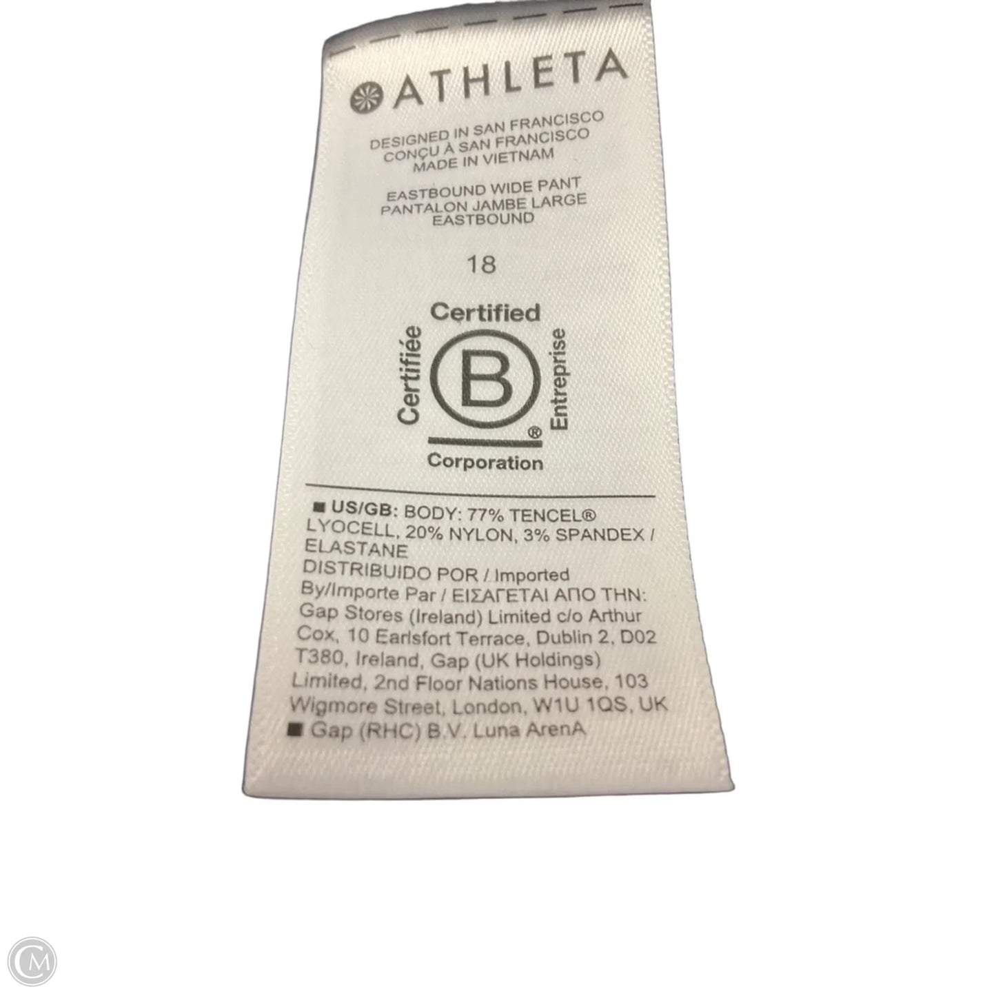 Athletic Pants By Athleta In Black, Size: 18