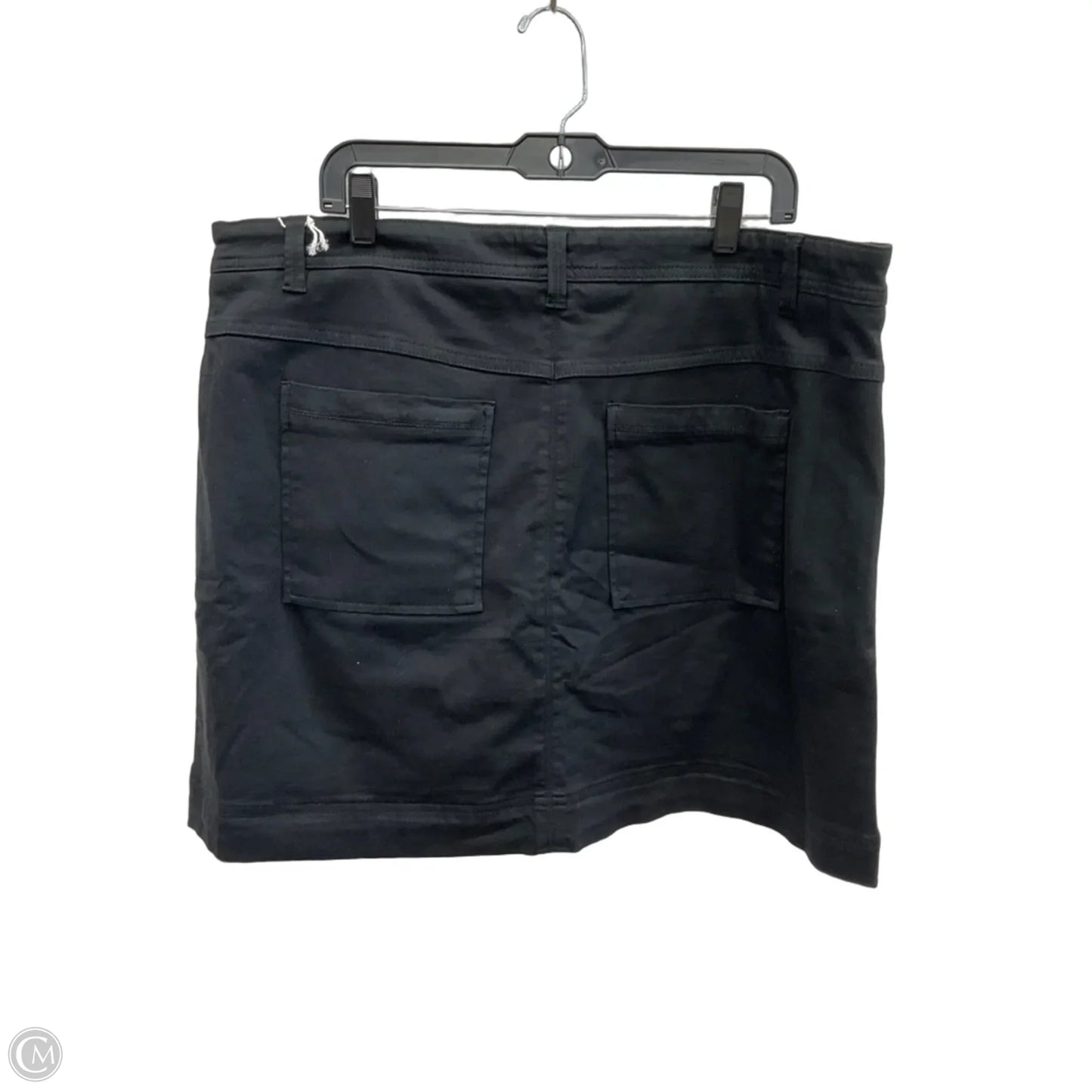 Skirt Midi By Tribal In Black, Size: 18