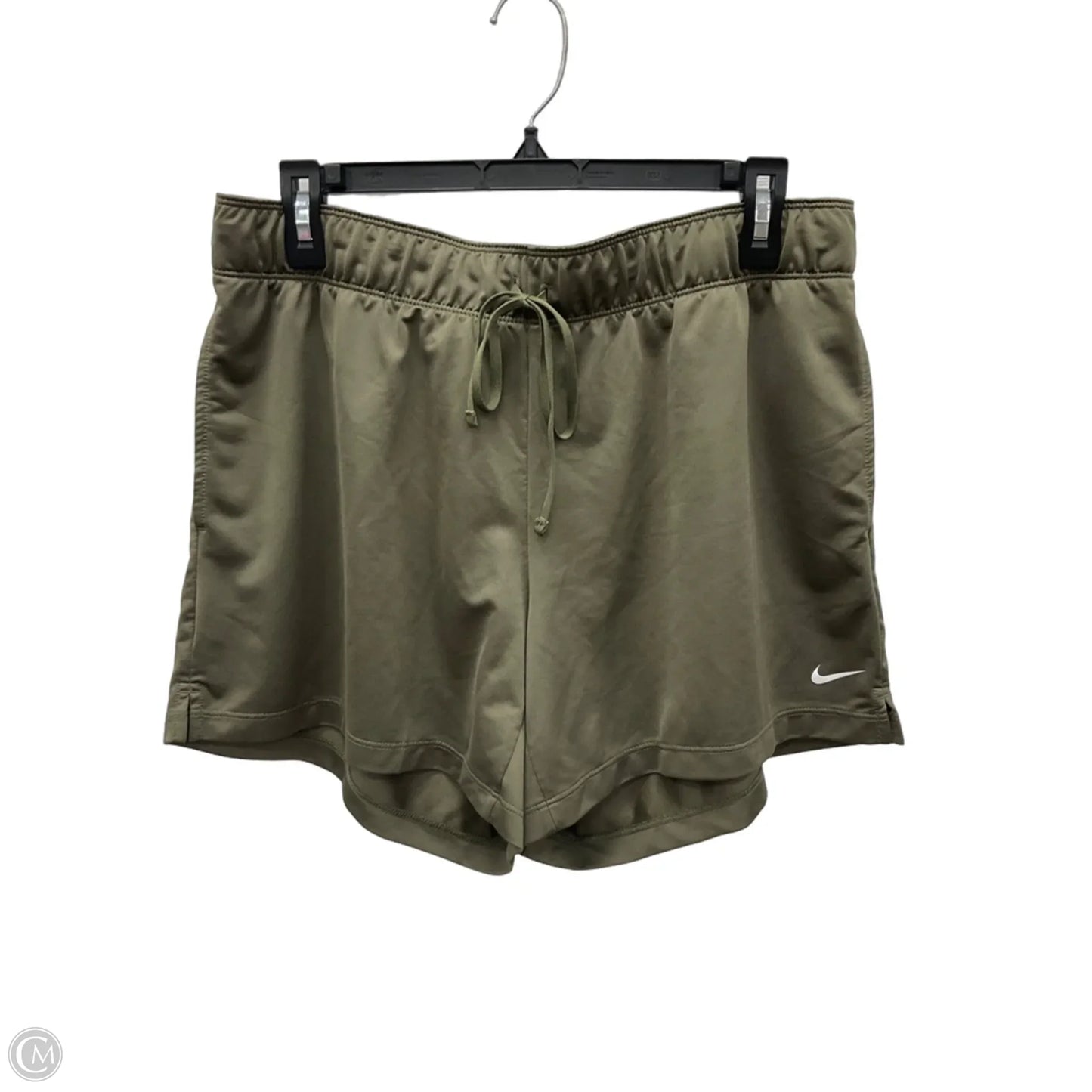 Athletic Shorts By Nike Apparel In Green, Size: L