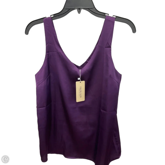 Top Sleeveless By Ekouaer In Purple, Size: Xs
