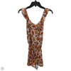 Romper By Loft In Orange & White, Size: S