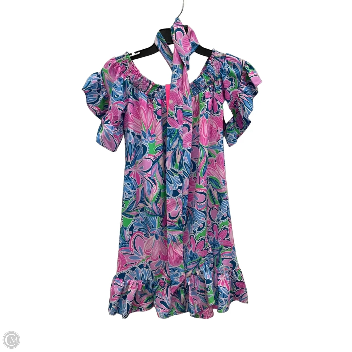 Dress Designer By Lilly Pulitzer In Blue & Purple, Size: Xs