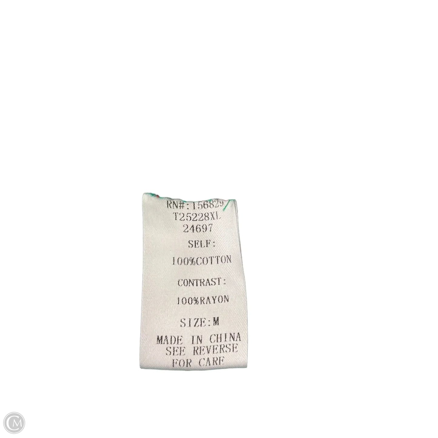 Top Sleeveless By White Birch In Green & Pink, Size: M