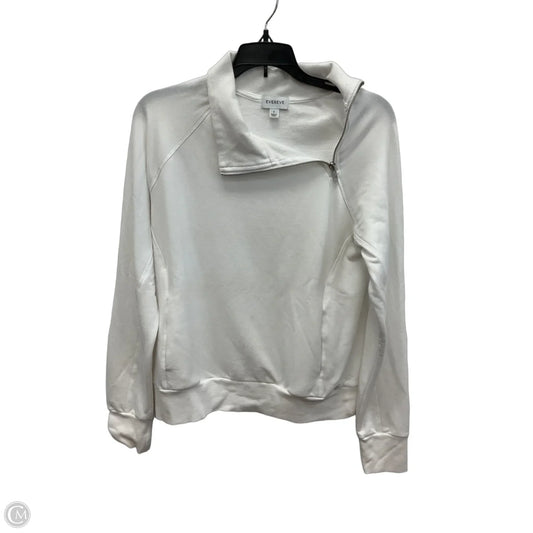 Sweatshirt Collar By Evereve In White, Size: S