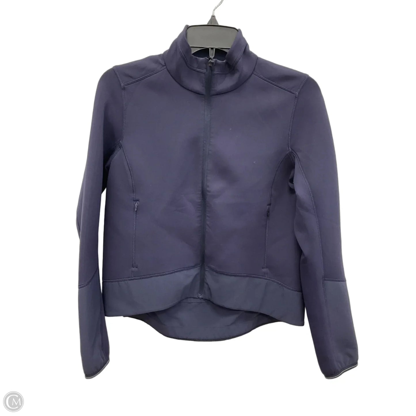 Athletic Jacket By Lululemon In Navy, Size: S