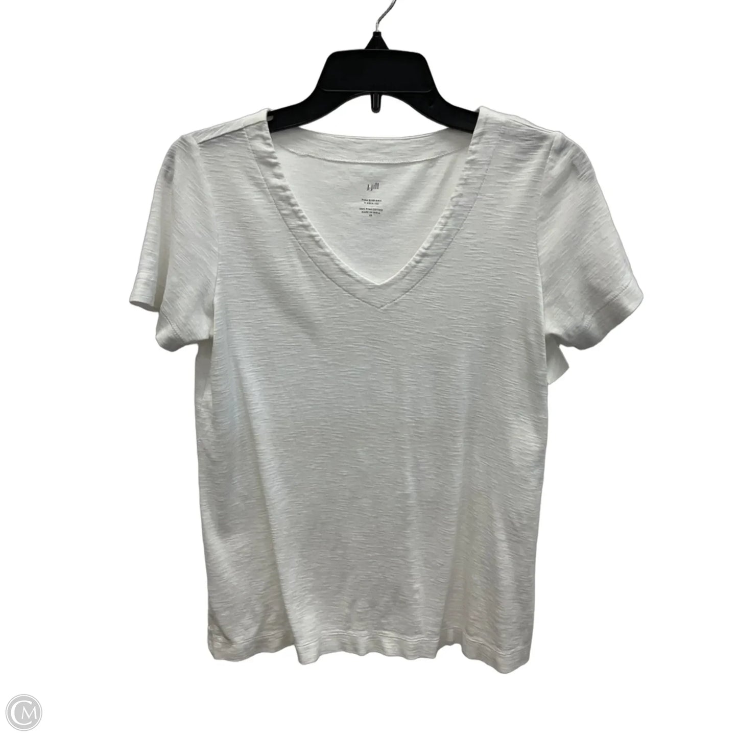 Top Short Sleeve By J. Jill In White, Size: Xs