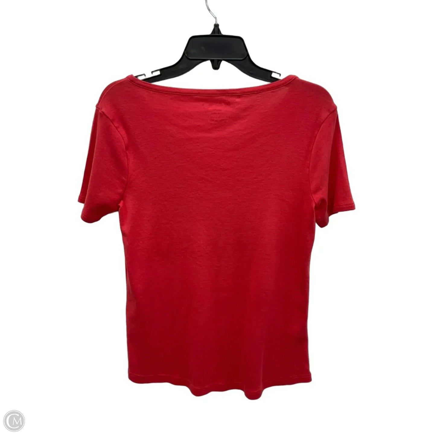 Top Short Sleeve By Chicos In Red, Size: M