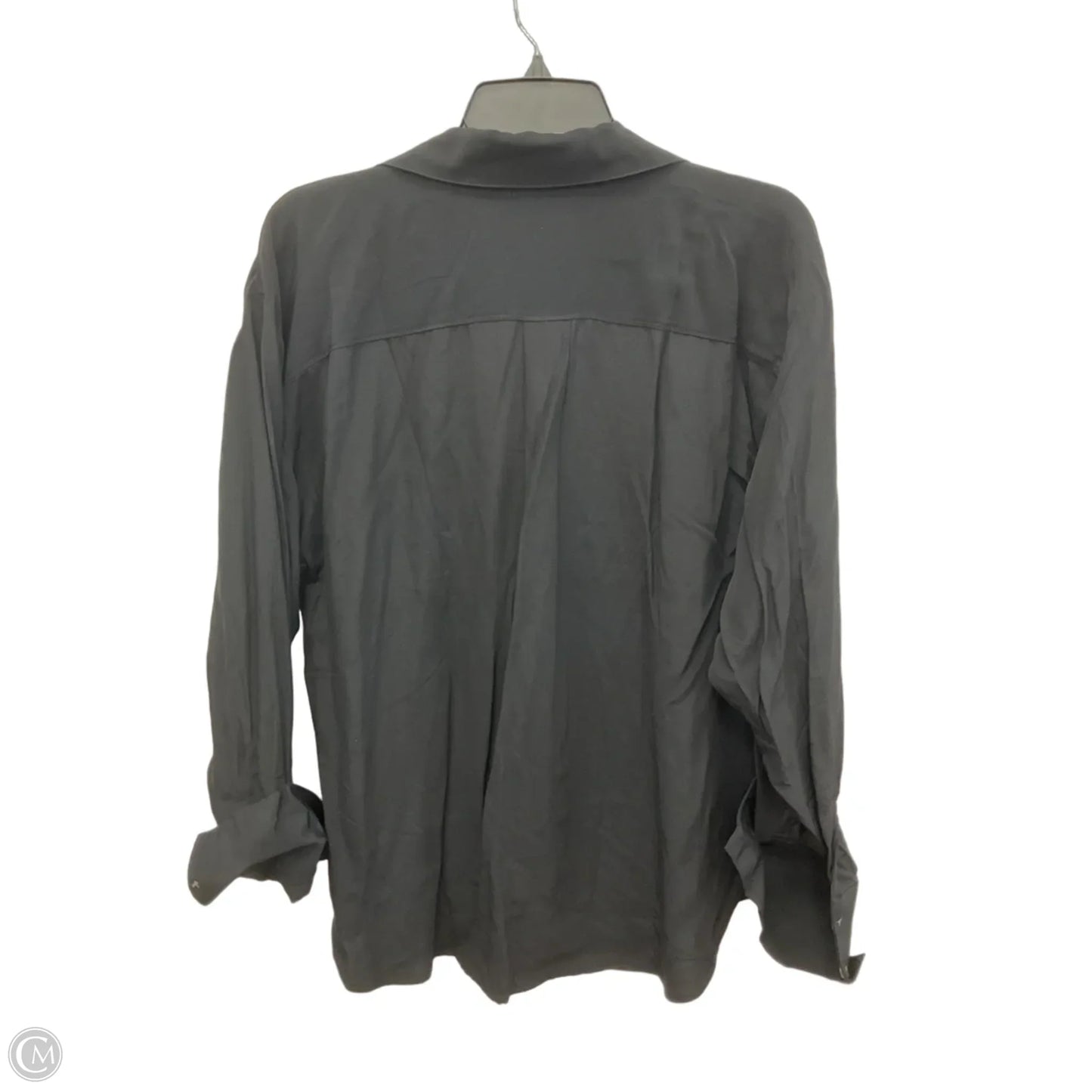 Blouse Long Sleeve By Loft In Black, Size: M