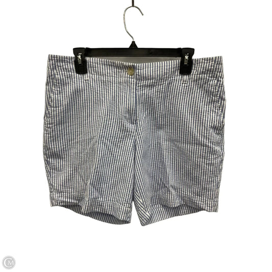 Shorts By Talbots In Blue & White, Size: 10