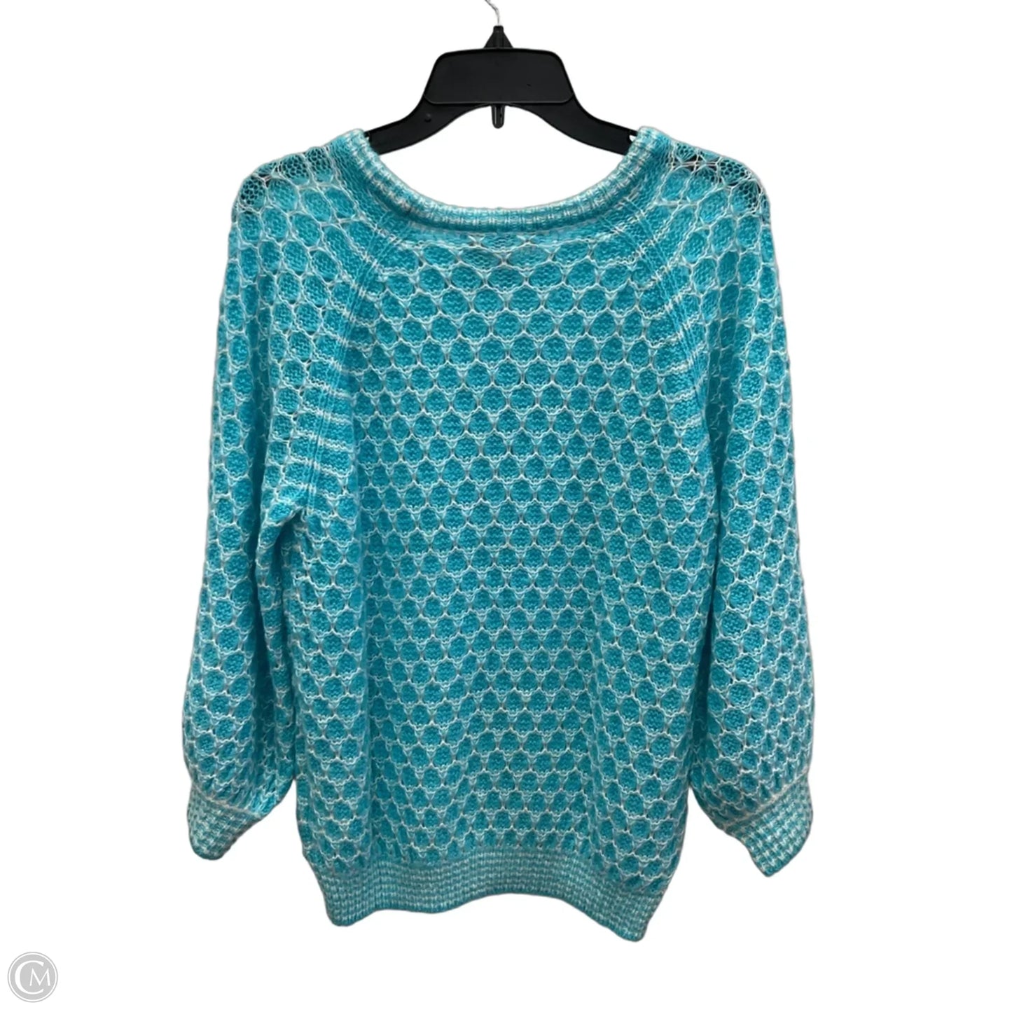 Sweater Designer By Lilly Pulitzer In Blue & White, Size: L