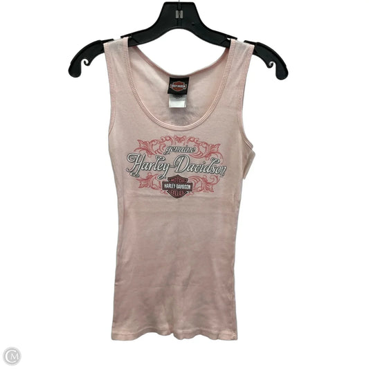 Top Sleeveless Basic By Harley Davidson In Pink, Size: M