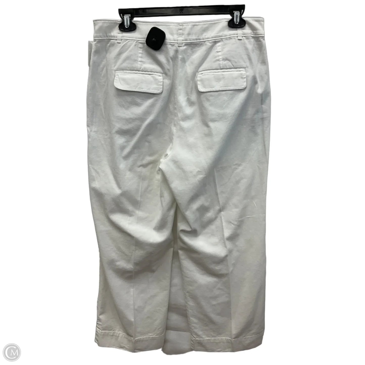 Jeans Wide Leg By Loft In White, Size: 12p