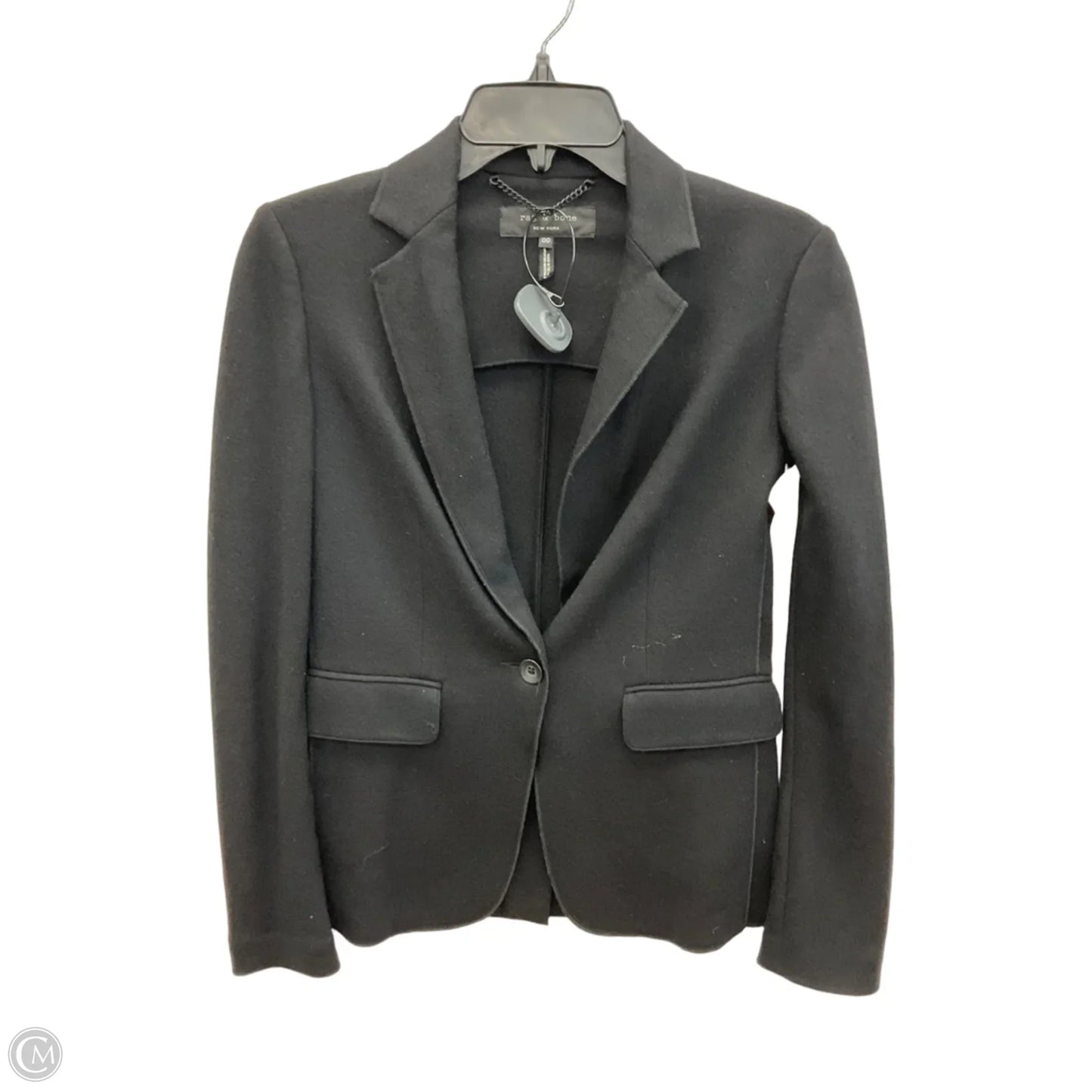 Blazer By Rag And Bone In Black, Size: Xxs