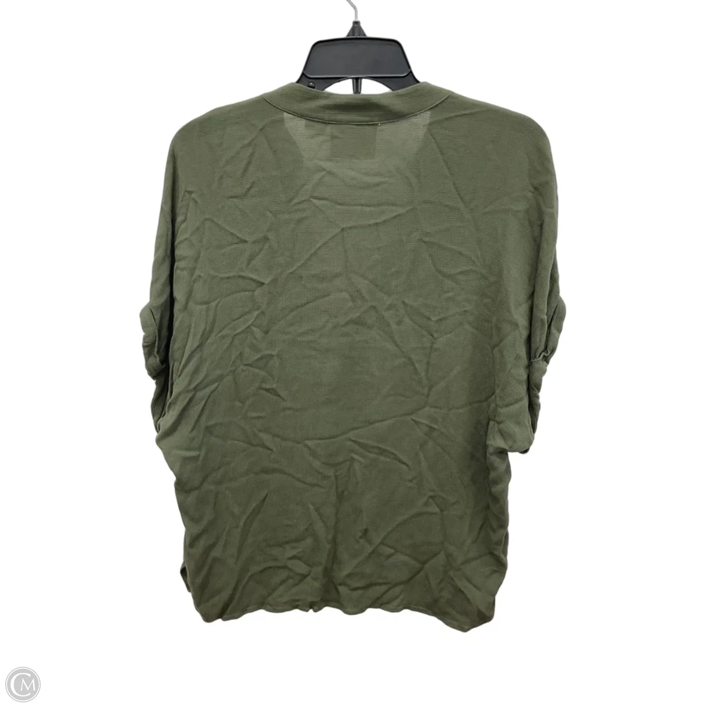 Top Short Sleeve By Maeve In Green, Size: L