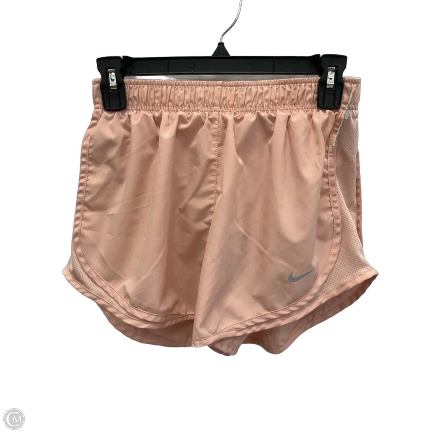 Athletic Shorts By Nike Apparel In Peach, Size: M